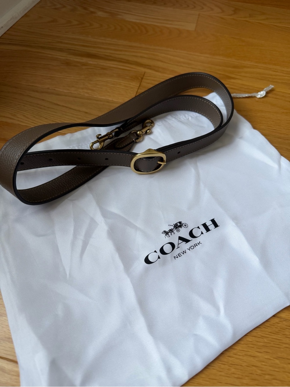 Coach Tabby 20 Shoulder Bag in Dark Stone - Picture 3 of 9